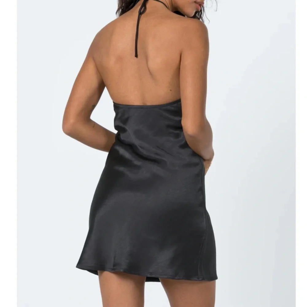 NEW PRINCESS POLLY Halter Satin Dress - Picture 5 of 5